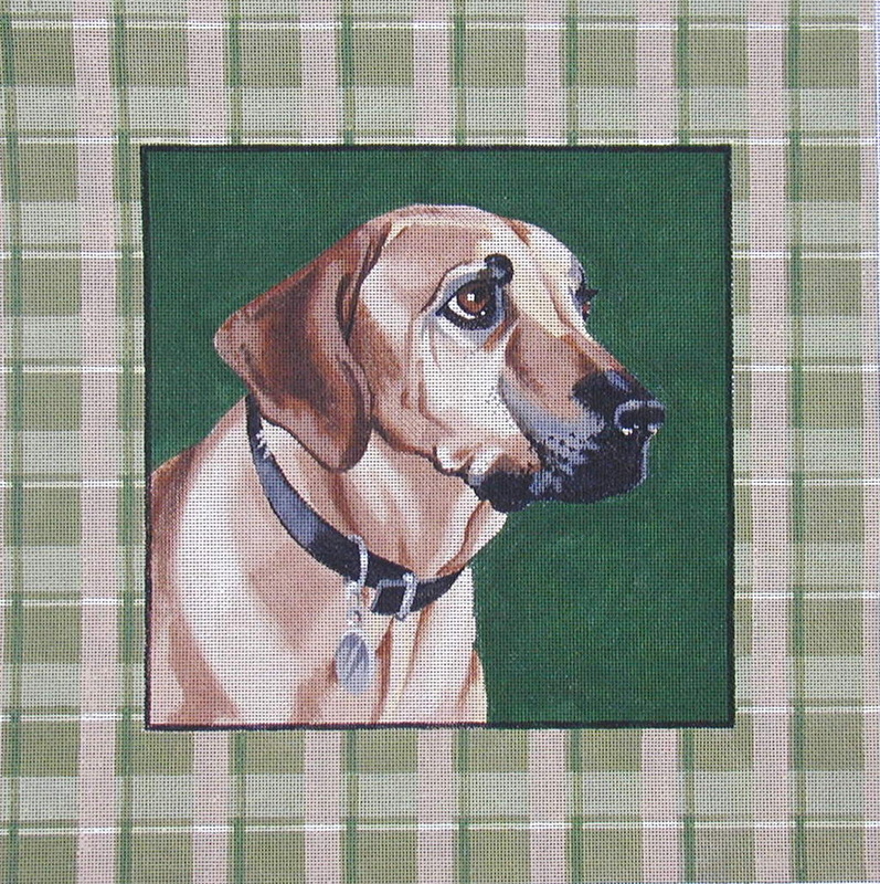 GERMAN SHEPHERD DOG handpainted Needlepoint Canvas 18 mesh by Labors of  Love
